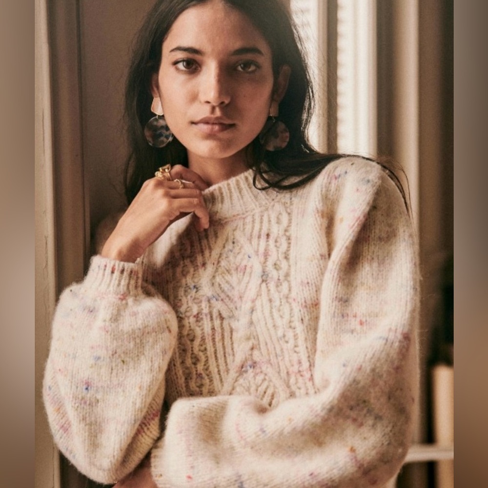 Sézane sally sweater. EUC. SZ S.